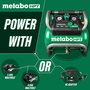 metabo HPT EC36DAQ4 36V MultiVolt 2 Gallon Cordless Air Compressor (Tool Body Only) - Mississauga Hardware Centre Inc