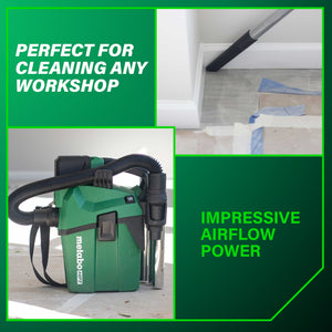 metabo HPT RP18DAQ4M 18V MultiVolt™ Cordless 1.6 Gallon Wet/Dry HEPA Vacuum (Tool Body Only) - Mississauga Hardware Centre Inc