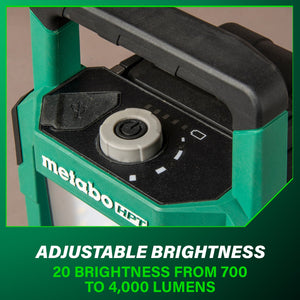 metabo HPT UB18DCQ4M 18V MultiVolt Cordless 4,000 Lumen LED Work Light (Tool Body Only) - Mississauga Hardware Centre Inc