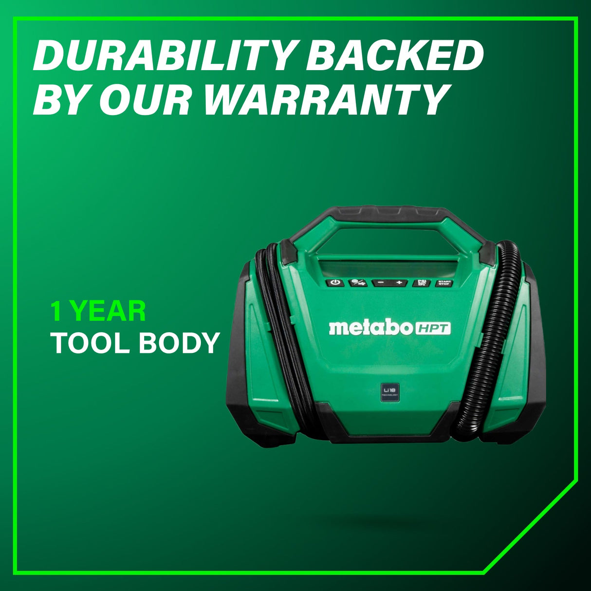 metabo HPT UP18DAQ4M 18V MultiVolt™ Cordless Dual Function Inflator (Tool Body Only) - Mississauga Hardware Centre Inc