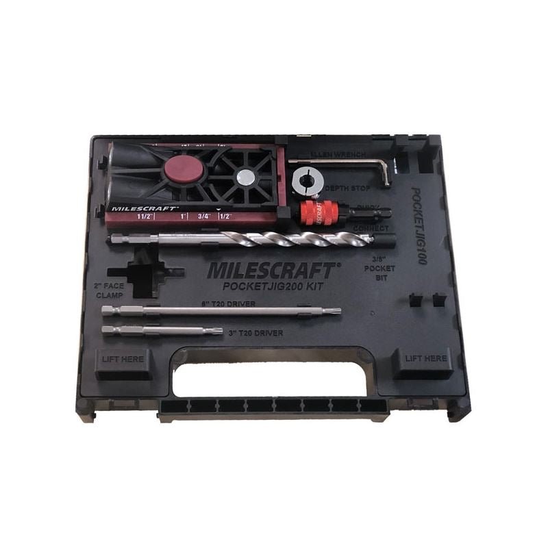 MILESCRAFT 1325 PocketJig200 POCKET HOLE JIG KIT - Mississauga Hardware Centre Inc
