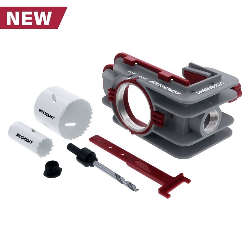 MILESCRAFT 1338 LockMatePLUS Self Clamping Lock and Knob Instalation Jig - Mississauga Hardware Centre Inc