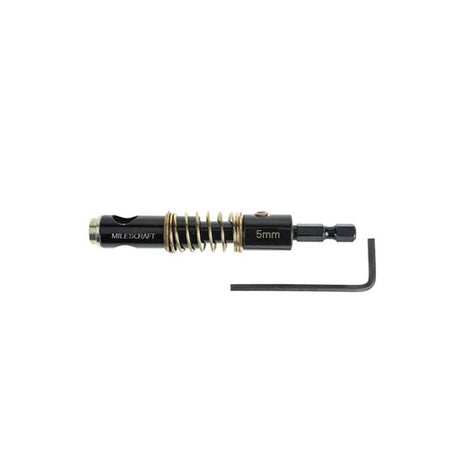 MILESCRAFT 2312 5mm ShelfPin Bit - SELF CENTERING CUSTOM SPRING LOADED BRAD POINT DRILL BIT - Mississauga Hardware Centre Inc