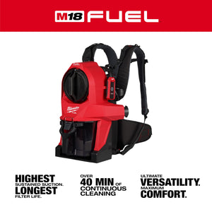 Milwaukee 0895 - 20 M18 FUEL™ 3 - in - 1 Backpack Vacuum - Mississauga Hardware Centre Inc