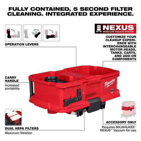 Milwaukee 0991 - 20 NEXUS™ Dedicated Filter Cleaner - Mississauga Hardware Centre Inc