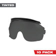 Milwaukee 10pk Gasketed Eye Visor Replacement Lenses (Milwaukee® BOLT™ Safety Helmet & BOLT™ Hard Hat Mount) - Mississauga Hardware Centre Inc