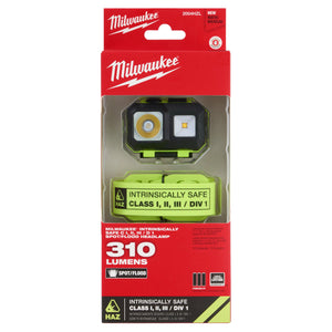 Milwaukee 2004HZL Intrinsically Safe C I, II, III / D 1 Spot/Flood Headlamp - Mississauga Hardware Centre Inc