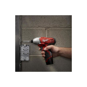 Milwaukee | 2450 - 22 M12 Cordless Lithium - Ion 1/4" Hex Impact Driver - Mississauga Hardware Centre Inc