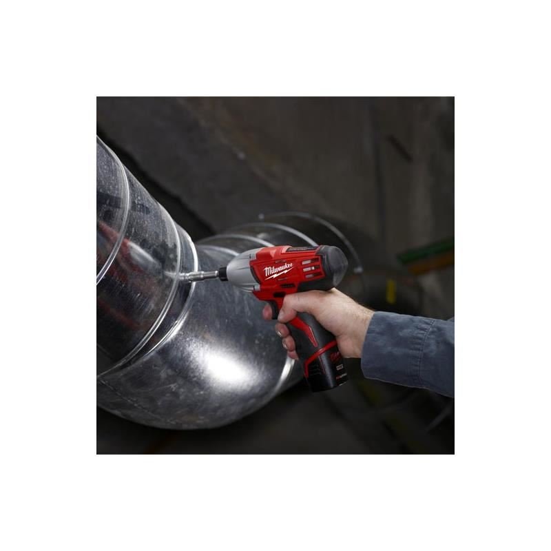 Milwaukee | 2450 - 22 M12 Cordless Lithium - Ion 1/4" Hex Impact Driver - Mississauga Hardware Centre Inc