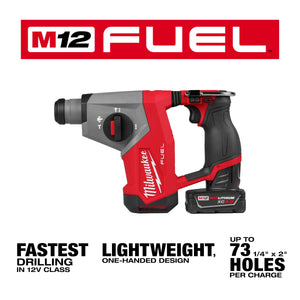 Milwaukee 2508 - 21XC M12 FUEL™ 5/8” SDS Plus Rotary Hammer Kit - Mississauga Hardware Centre Inc