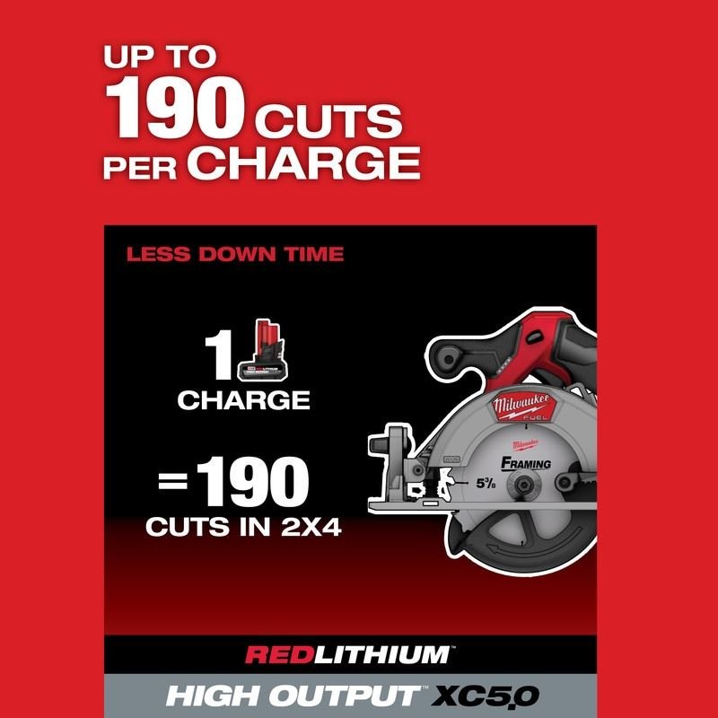 Milwaukee 2521 - 20 M12 FUEL 5 - 3/8in Circular Saw - Mississauga Hardware Centre Inc