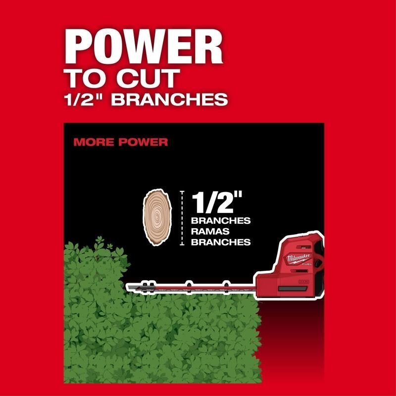 Milwaukee 2533 - 20 M12 FUEL 8in Hedge Trimmer - Mississauga Hardware Centre Inc