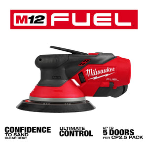 Milwaukee 2584 - 20 M12™ FUEL™ 6" Random Orbital Sander (3/32") - Mississauga Hardware Centre Inc