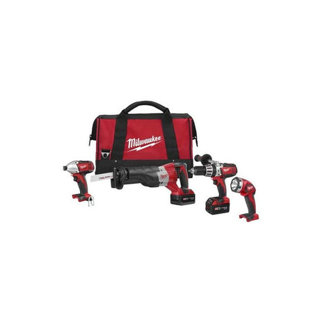 Milwaukee | 2692 - 24 M18™ Cordless Lithium - Ion 4 - Tool Combo Kit - Mississauga Hardware Centre Inc