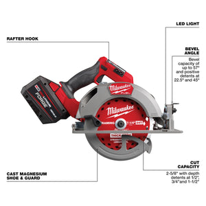 Milwaukee 2834 - 21HD M18 FUEL™ 7 - 1/4” Circular Saw Kit - Mississauga Hardware Centre Inc