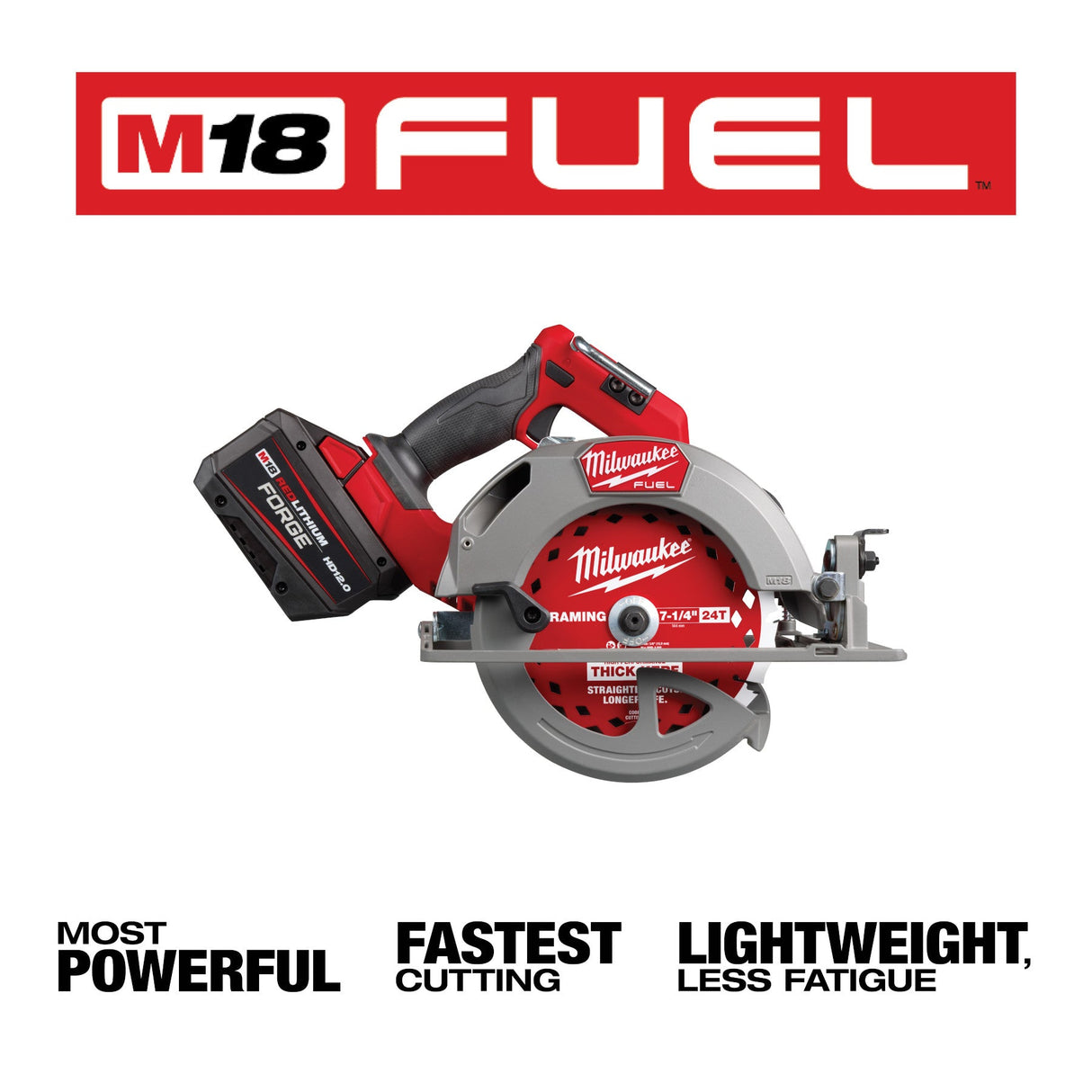 Milwaukee 2834 - 21HD M18 FUEL™ 7 - 1/4” Circular Saw Kit - Mississauga Hardware Centre Inc
