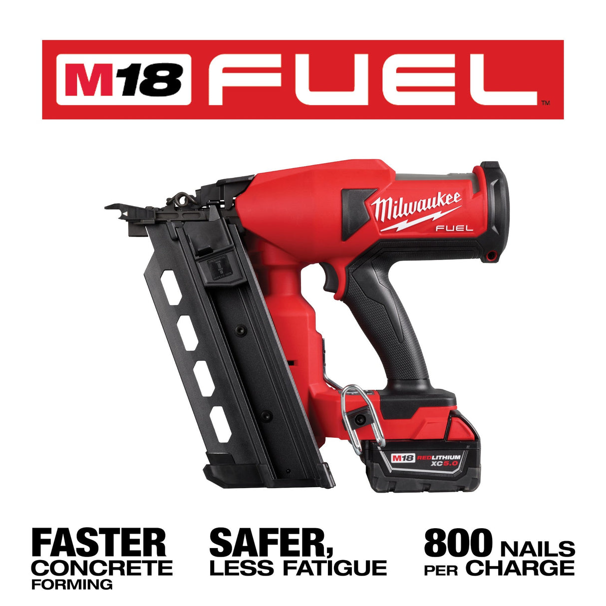 Milwaukee 2844 - 20 M18 FUEL Duplex Nailer - Mississauga Hardware Centre Inc