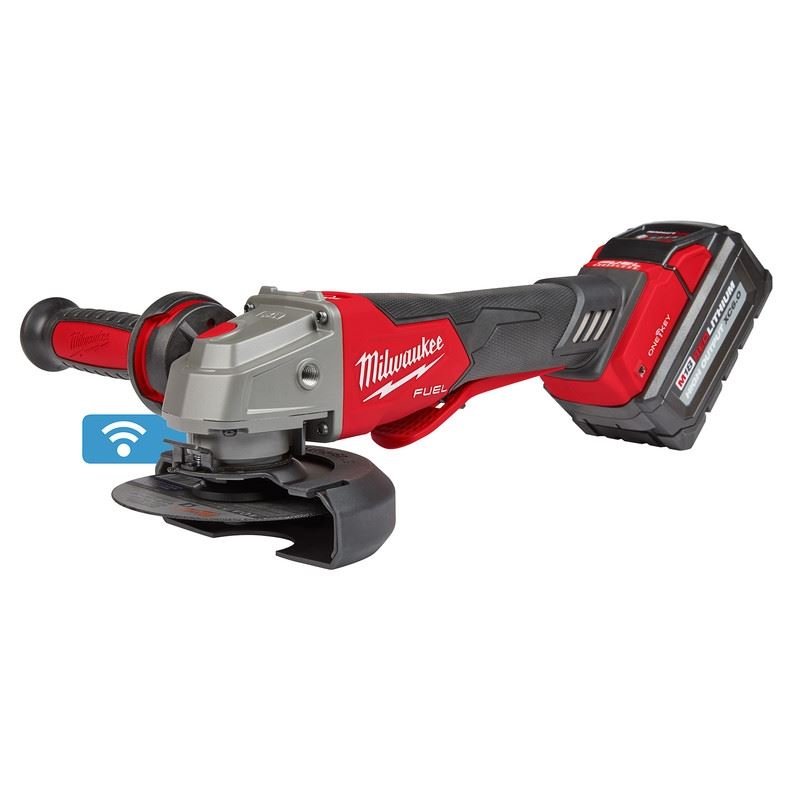 Milwaukee 2882 - 22 M18 FUEL 4 - 1/2n / 5in Braking Grinder w/ ONE - KEY Paddle Switch, No Lock - Mississauga Hardware Centre Inc