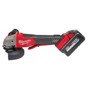 Milwaukee 2882 - 22 M18 FUEL 4 - 1/2n / 5in Braking Grinder w/ ONE - KEY Paddle Switch, No Lock - Mississauga Hardware Centre Inc