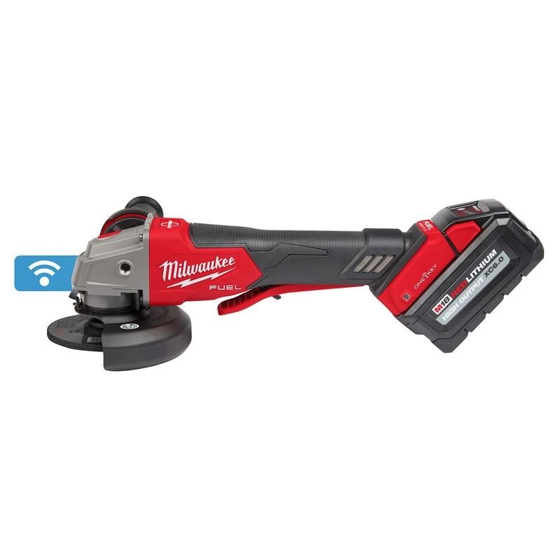 Milwaukee 2882 - 22 M18 FUEL 4 - 1/2n / 5in Braking Grinder w/ ONE - KEY Paddle Switch, No Lock - Mississauga Hardware Centre Inc