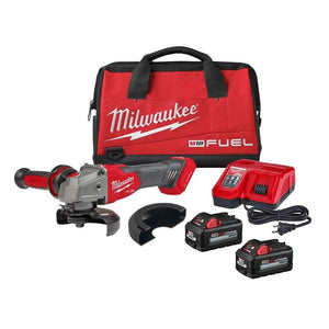 Milwaukee 2883 M18 FUEL 4 - 1/2in/ 5in Braking Grinder w/ ONE - KEY Slide Switch, Lock - On - Mississauga Hardware Centre Inc