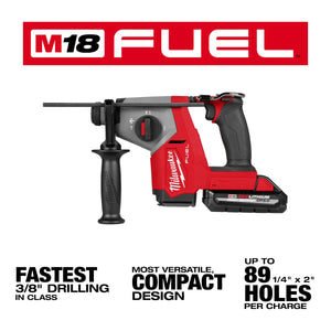 Milwaukee 2908 - 22DE M18 FUEL™ 5/8" SDS Plus Rotary Hammer w/ Dust Extractor Kit - Mississauga Hardware Centre Inc