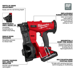Milwaukee 2909 - 21 M18 FUEL™ Coil Roofing Nailer Kit - Mississauga Hardware Centre Inc
