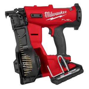 Milwaukee 2909 - 21 M18 FUEL™ Coil Roofing Nailer Kit - Mississauga Hardware Centre Inc