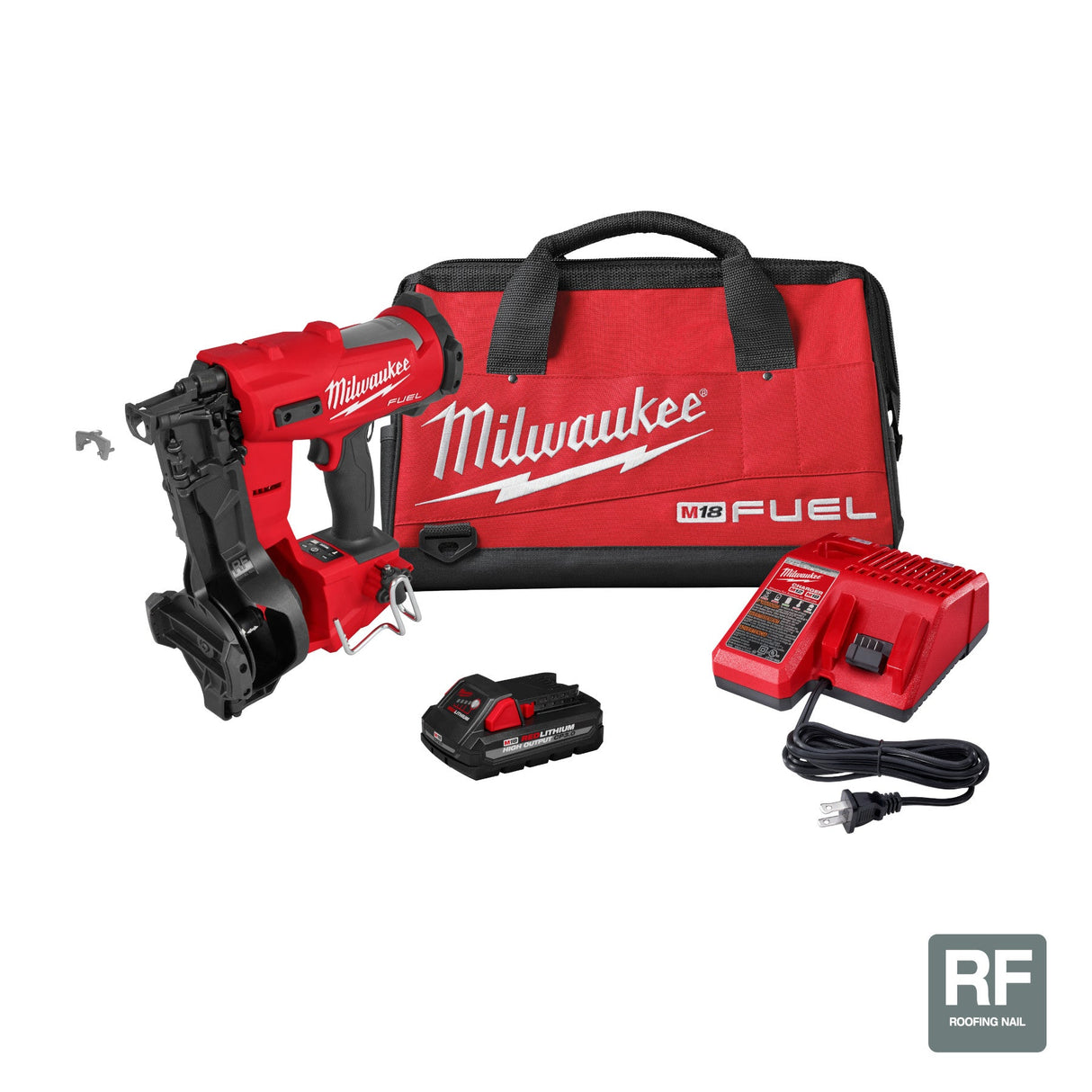 Milwaukee 2909 - 21 M18 FUEL™ Coil Roofing Nailer Kit - Mississauga Hardware Centre Inc