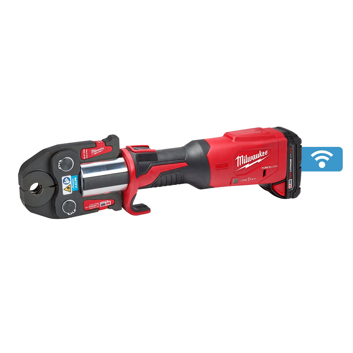 Milwaukee 2922 - 22M M18™ FORCE LOGIC™ Press Tool Kit w/ ONE - KEY™ with 1/4" - 7/8" Streamline™ ACR Jaws - Mississauga Hardware Centre Inc
