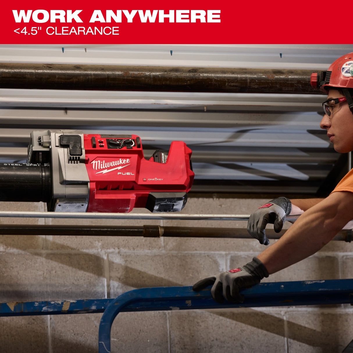 Milwaukee 2928 - 22 M18 FUEL™ RINGER™ Roll Groover for 2” – 6” Sch 10/40 - Mississauga Hardware Centre Inc