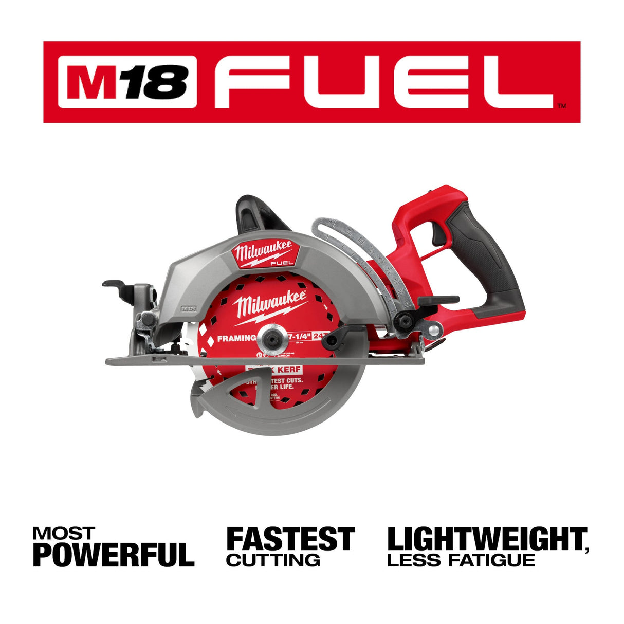 Milwaukee 2930 - 20 M18 FUEL™ 7 - 1/4" Rear Handle Circular Saw - Mississauga Hardware Centre Inc