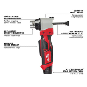 Milwaukee 2935CU - 21S M18™ Cable Stripper Kit with 17 Cu THHN / XHHW Bushings - Mississauga Hardware Centre Inc