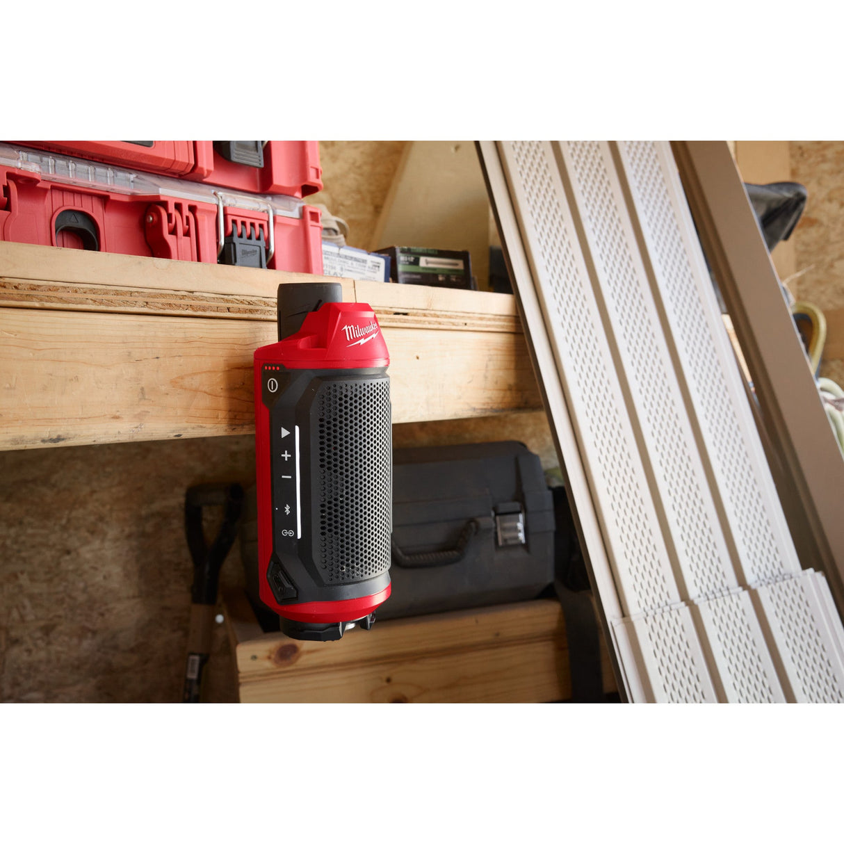 Milwaukee 2955 - 20 M12™ Bluetooth® Jobsite Speaker w/ PACKOUT™ Compatibility - Mississauga Hardware Centre Inc