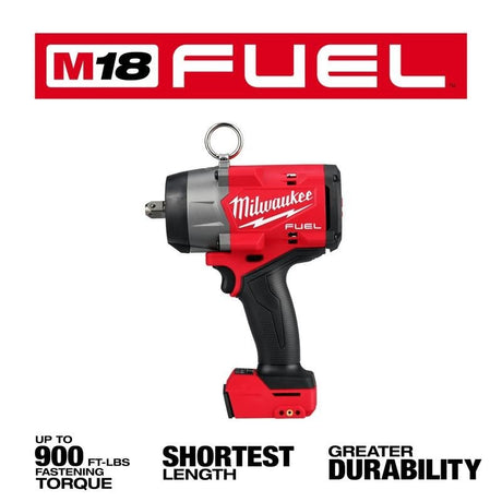Milwaukee 2966 - 20 M18 FUEL 1/2" High Torque Impact Wrench w/ Pin Detent - Mississauga Hardware Centre Inc