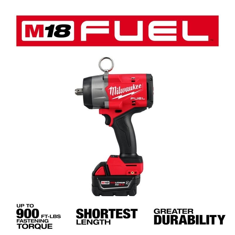 Milwaukee 2966 - 22 M18 FUEL 1/2in High Torque Impact Wrench w/ Pin Detent Kit - Mississauga Hardware Centre Inc