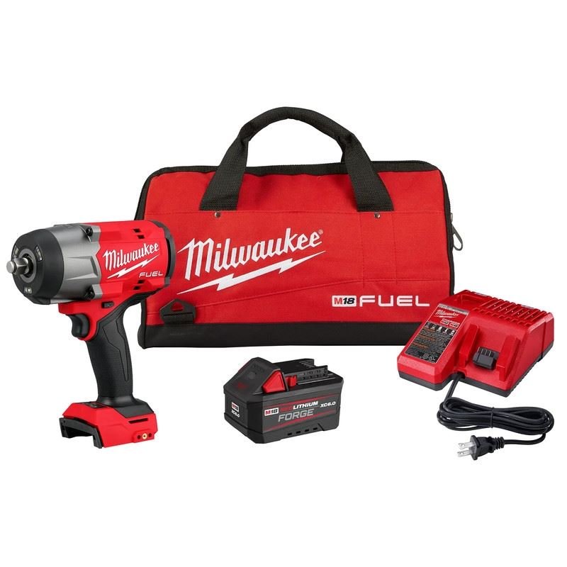 Milwaukee 2967 - 21F 1/2in High Torque Impact Wrench w/ Friction Ring REDLITHIUM? FORGE Kit - Mississauga Hardware Centre Inc