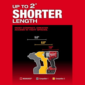 Milwaukee 2967 - 22 M18 FUEL 1/2in High Torque Impact wrench w/ Friction Ring Kit - Mississauga Hardware Centre Inc