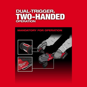 Milwaukee 2986 - 20 M18 FUEL 4 - 1/2 in / 5 in Dual - Trigger Braking Grinder - Mississauga Hardware Centre Inc