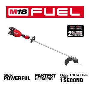 Milwaukee 3006 - 22 M18 FUEL 17in Dual Battery String Trimmer Kit - Mississauga Hardware Centre Inc
