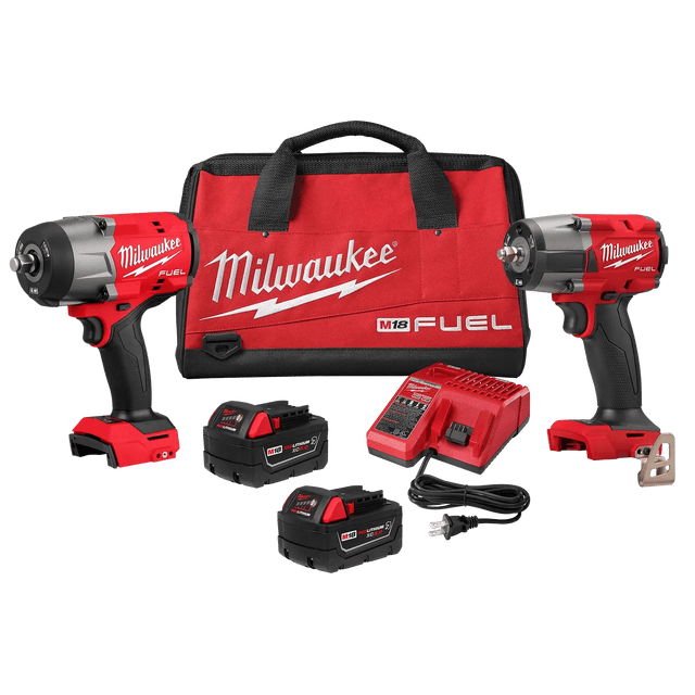 Milwaukee 3010 - 22 M18 FUEL™ 1/2" HTIW & 3/8" MTIW Automotive Combo Kit - Mississauga Hardware Centre Inc