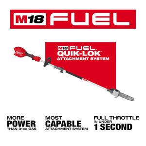 Milwaukee 3016 - 20PS M18 FUEL™ Pole Saw w/ QUIK - LOK™ - Mississauga Hardware Centre Inc