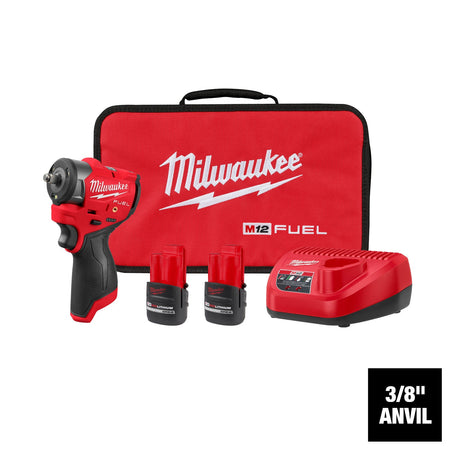 Milwaukee 3049 - 22 M12 FUEL™ 3/8" Subcompact Impact Wrench w/ Friction Ring Kit - Mississauga Hardware Centre Inc