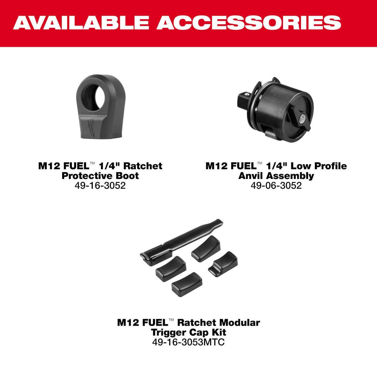 Milwaukee 3052 - 20 M12 FUEL™ 1/4" Ratchet - Mississauga Hardware Centre Inc
