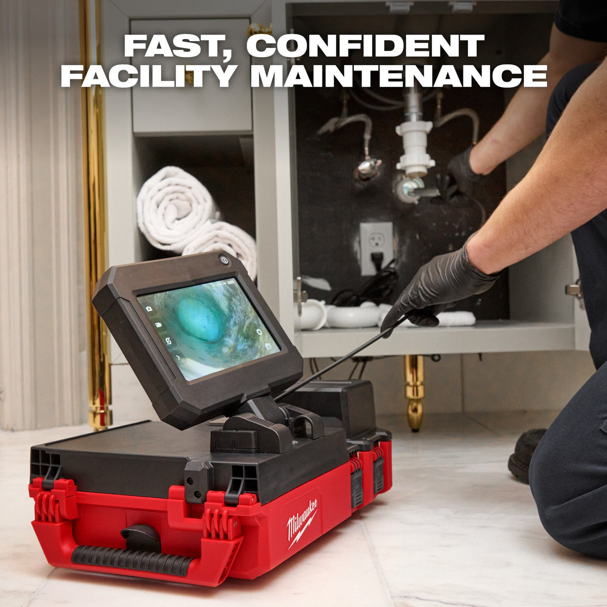 Milwaukee 3154 - 20 M12™ 75' Drain Camera w/ PACKOUT™ Compatibility - Mississauga Hardware Centre Inc