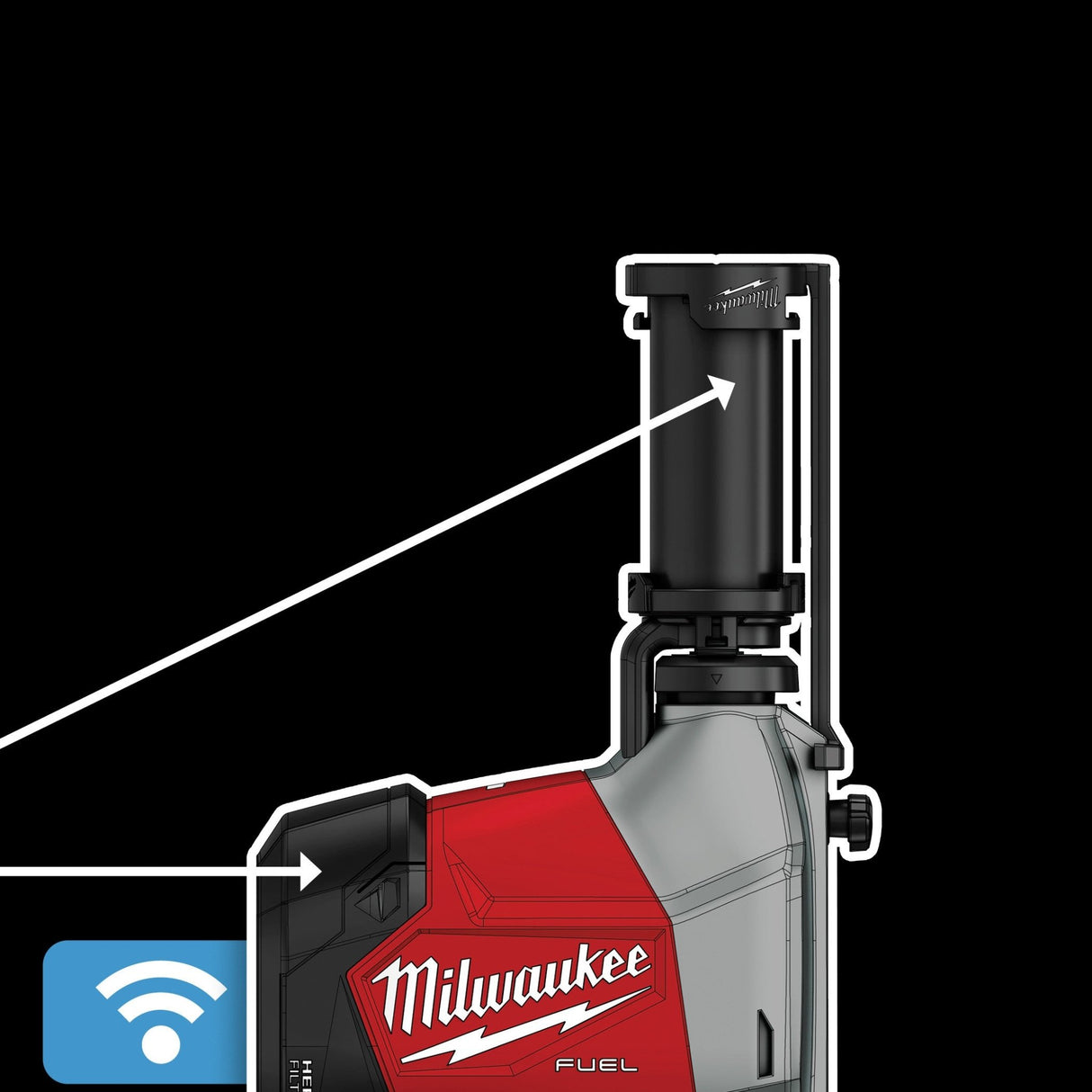 Milwaukee 3311 - 22 M18 FUEL™ Overhead Rotary Hammer w/ Integrated Dust Extraction - Mississauga Hardware Centre Inc