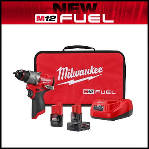 Milwaukee 3404 - 22 M12 FUEL 1/2in Hammer Drill/Driver Kit - Mississauga Hardware Centre Inc