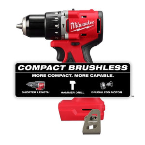 Milwaukee 3602 - 20 M18 Compact Brushless 1/2in Hammer Drill/Driver - Mississauga Hardware Centre Inc