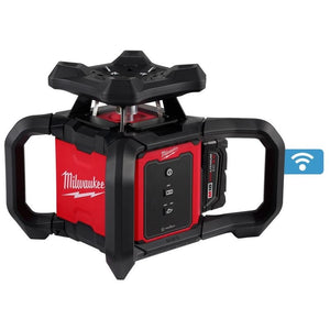 Milwaukee 3701 - 21T M18 Red Exterior Rotary Laser Level Kit w/ Receiver, Tripod, and Grade Rod - Mississauga Hardware Centre Inc