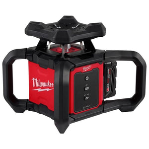 Milwaukee 3701 - 21T M18 Red Exterior Rotary Laser Level Kit w/ Receiver, Tripod, and Grade Rod - Mississauga Hardware Centre Inc